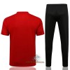 Manchester United Champions League Trainingsshirt Pak 2022-23 Rood Wit - Heren